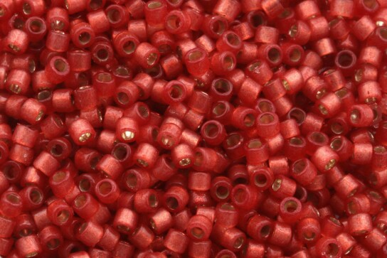DB2173 Duracoat SF S/L Dyed Watermelon Miyuki Delica 11/0 perles cylindriques japonaises 1,6mm 5g