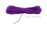10m Macrame ribbon satin cord Ø1mm Blue Violet
