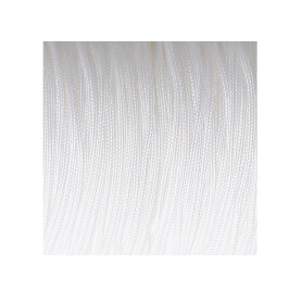 10m Nastro Macrame in corda di raso Ø1mm Bianco