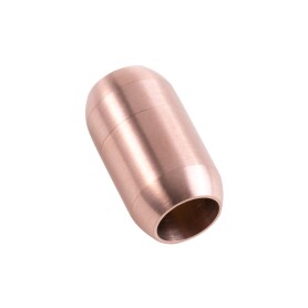 Chiusura magnetica oro rosa in acciaio inox 21x12mm (ID...