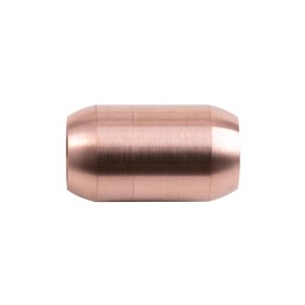 Stainless steel magnetic clasp rose gold 21x12mm (ID 8mm)...