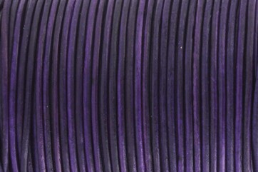 Cinturino in pelle di capra Viola vintage ø1,5mm