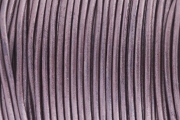 Cinturino in pelle di capra Viola metallica ø2mm
