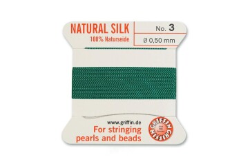 GRIFFIN pearl silk Green N°3 ø0.50mm