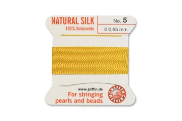 GRIFFIN pearl silk Light Yellow N°5 ø0.65mm