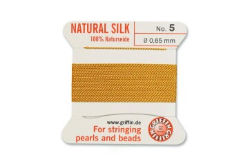 GRIFFIN pearl silk Dark Yellow N°5 ø0.65mm