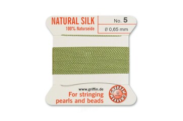 GRIFFIN pearl silk Jade Green N°5 ø0.65mm