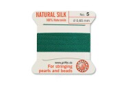 GRIFFIN pearl silk Green N°5 ø0.65mm