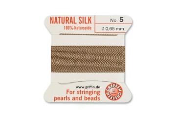 GRIFFIN pearl silk Beige N°5 ø0.65mm