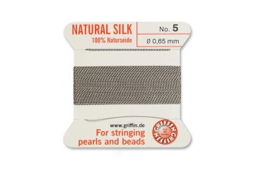 GRIFFIN pearl silk Grey N°5 ø0.65mm