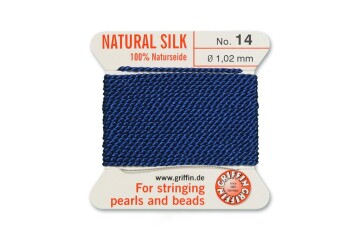 GRIFFIN pearl silk Dark Blue N°14 ø1.02mm