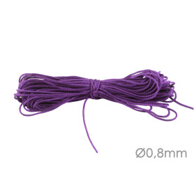 Ruban Macramé cordon polyester Ø0.8mm Violet