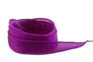 Crêpe Satin silk ribbon Plum