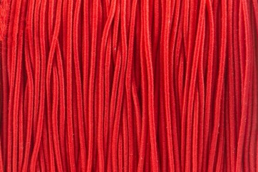 Goma de cordón elástico de Ø1mm Rojo