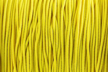 Elastic cord rubber band Ø1mm Yellow