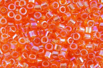 DBM0151 Transparent Orange AB Miyuki Delica 10/0 perles...