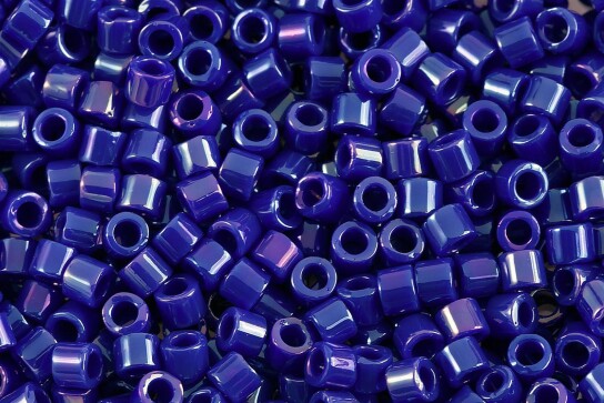 DBM0216 Opaque Cobalt Luster Miyuki Delica 10/0 Japanese cylinder beads 2.2mm 5g