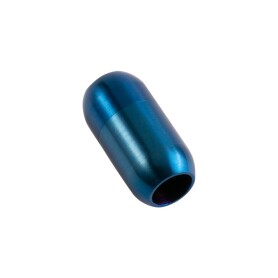 Chiusura magnetica blu in acciaio inox 19x10mm (ID 6mm)...