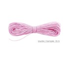 10m Cordón de satén de cinta de Macrame Ø0,8mm Pink