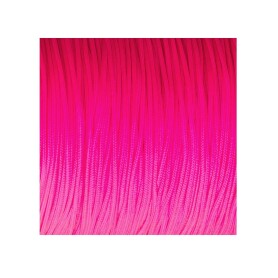 10m Macrame ribbon satin cord Ø0.8mm Neon Pink