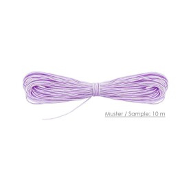 10m Ruban Macramé cordon satin Ø0,5mm Lilas