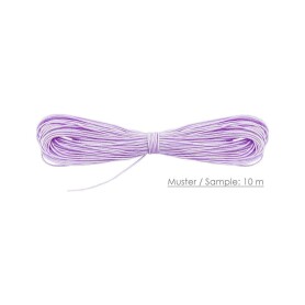 10m Macrame ribbon satin cord Ø0.5mm Amethyst