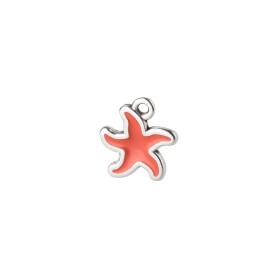 Colgante Estrella de mar plata antigua 12mm 999°...