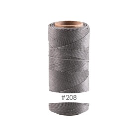 Linhasita® Waxed Polyester Yarn Grey Ø0,75mm 1...