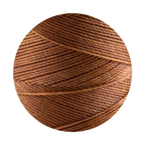 Linhasita® Waxed Polyester Yarn Toffee Ø0,75mm 10m