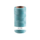 Linhasita® Fil Polyester Ciré Turquoise clair Ø0,75mm 1 Rolle (228m)