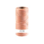 Linhasita® hilo de poliéster encerado Albaricoque pastel Ø0,75mm 1 Rolle (228m)