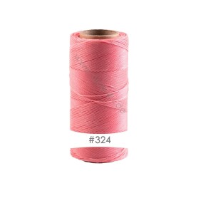 Linhasita® Waxed Polyester Yarn Salmon Ø0,75mm...