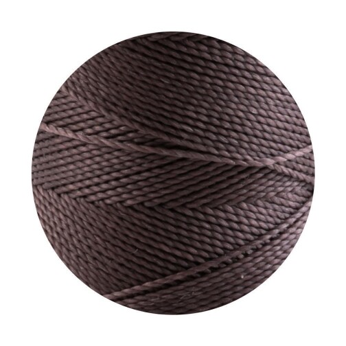 Linhasita® Waxed Polyester Yarn Cappuchino Ø1mm 10m