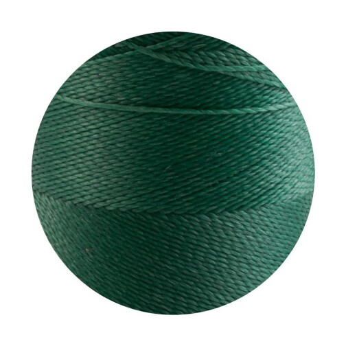 Linhasita® Filato di poliestere cerato Abete verde Ø0,5mm 10m