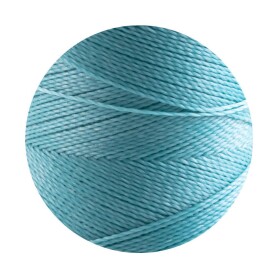 Linhasita® Fil Polyester Ciré Turquoise clair...