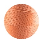 Linhasita® gewachstes Polyestergarn Apricot Ø0,5mm