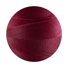 Linhasita® Waxed Polyester Yarn Dark Red...