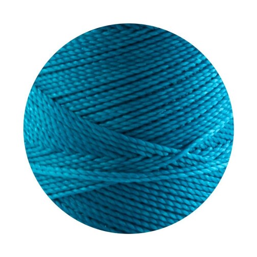 Linhasita® Waxed Polyester Yarn Dark Turquoise Ø1mm 10m