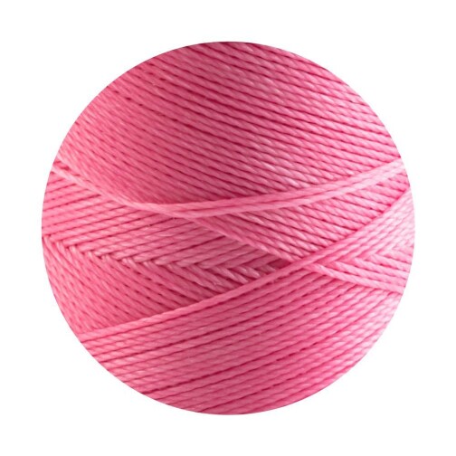 Linhasita® Filato di poliestere cerato Candy Pink Ø0,75mm 10m