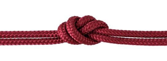 Corda di vela / cordone intrecciato Rosso scuro #02 Ø6mm in lunghezza desiderata