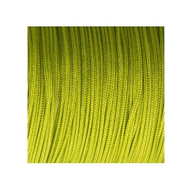 10m Nastro Macrame in corda di raso Ø1mm Giallo-verde