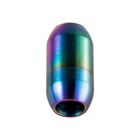 Chiusura magnetica in acciaio inox multicolore 19x10mm (ID 6mm) spazzolato