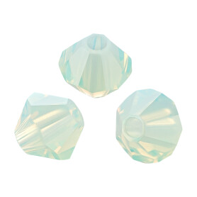 PRECIOSA Bicone (Rondelle Bead) Chrysolite Opal 4mm