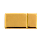 Zamak magnetic clasp gold 17x8mm (ID 6x2mm) 24K gold-plated