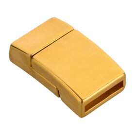 Zamak magneetsluiting goud 21x12mm (ID 10x2mm) 24K verguld