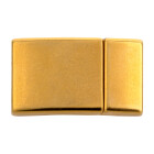 Zamak Magnetverschluss rose gold 21x12,5mm (ID 10x2mm) 24K rose vergoldet
