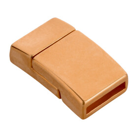 Zamak Magnetverschluss gold 21x12,5mm (ID 10x2mm) 24K vergoldet