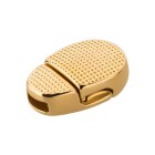 Zamak magneetsluiting goud 16x10mm (ID 5x2mm) 24K verguld