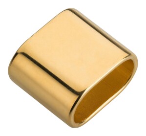Intermediate piece 20x24mm gold suitable for ø5mm sail rope 24K gold-plated