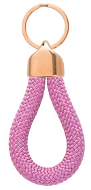 Key fob Sail Rope ø10mm end cap rose gold /...